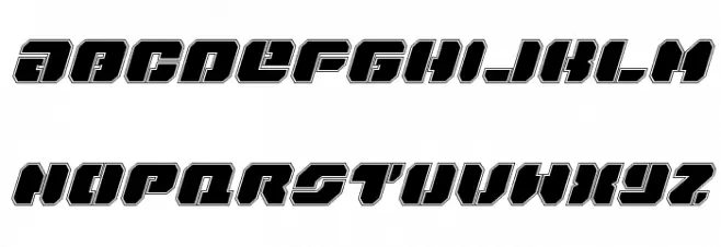 Dan Stargate Pro Italic Schriftart Kleinbuchstaben