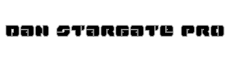 Dan Stargate Pro  नि: शुल्क फ़ॉन्ट्स डाउनलोड