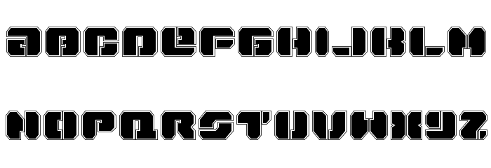 Dan Stargate Pro Font LOWERCASE