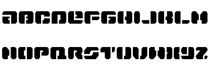 Dan Stargate Font Litere mici