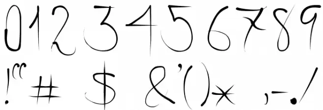 DanDonne Font OTHER CHARS