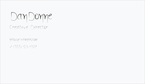 DanDonne Business Card