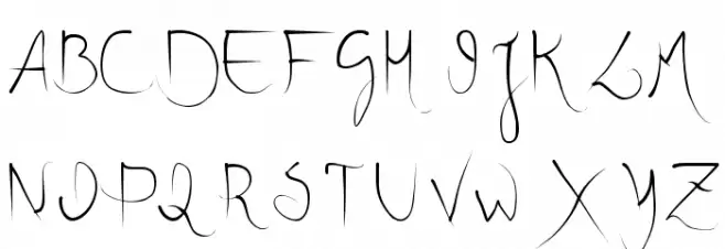 DanDonne Schriftart Groß