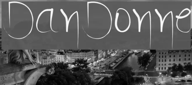 DanDonne Font examples