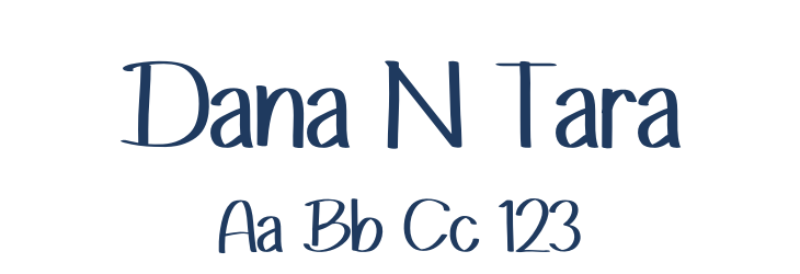 Dana N Tara Font Preview