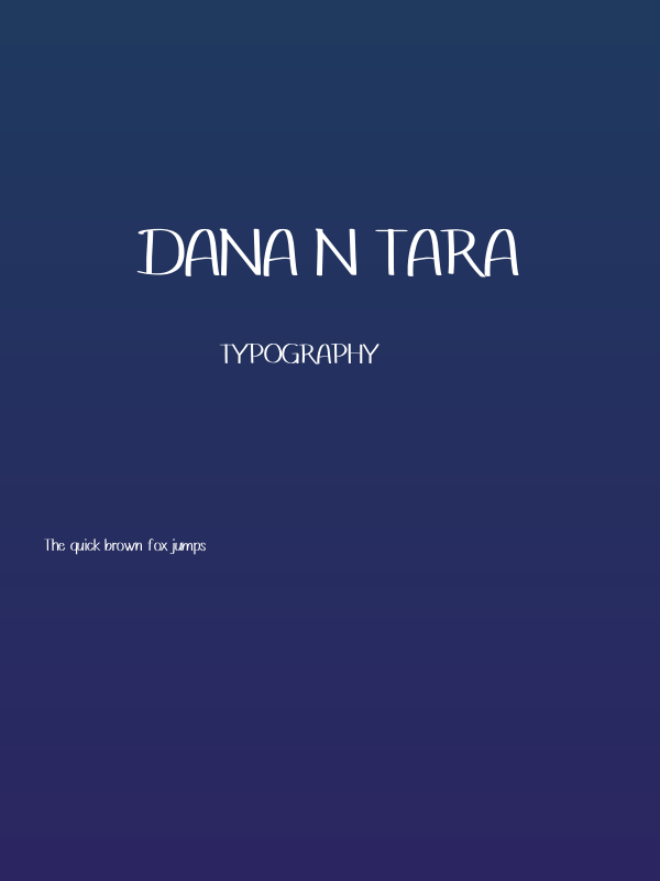 Dana N Tara Poster