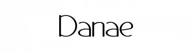 Danae  Frei Schriftart Herunterladen