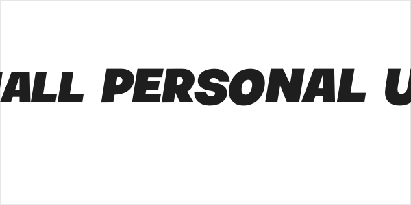 Danbury Small PERSONAL USE Regular Logo