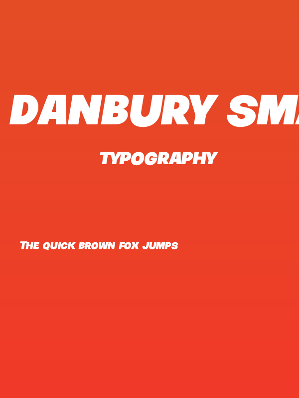 Danbury Small PERSONAL USE Regular Poster