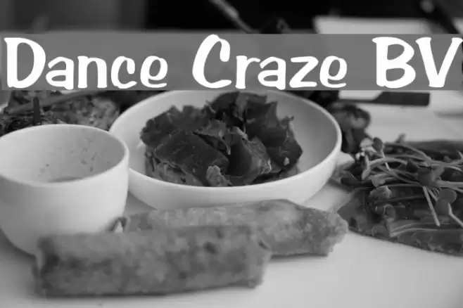 Dance Craze BV Font examples