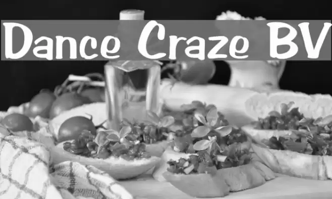 Dance Craze BV Font examples