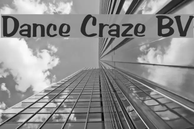 Dance Craze BV Font examples