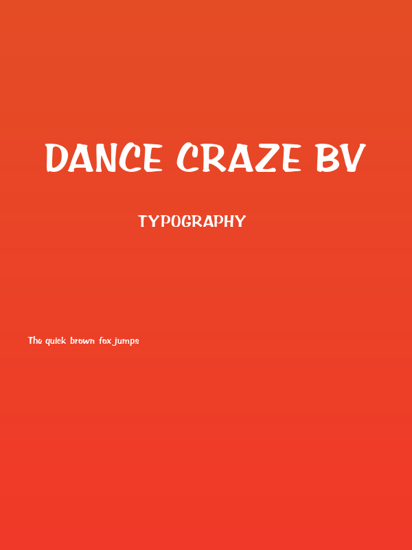 Dance Craze BV Poster
