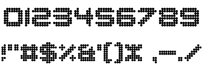 Dance Floor Regular Font OTHER CHARS