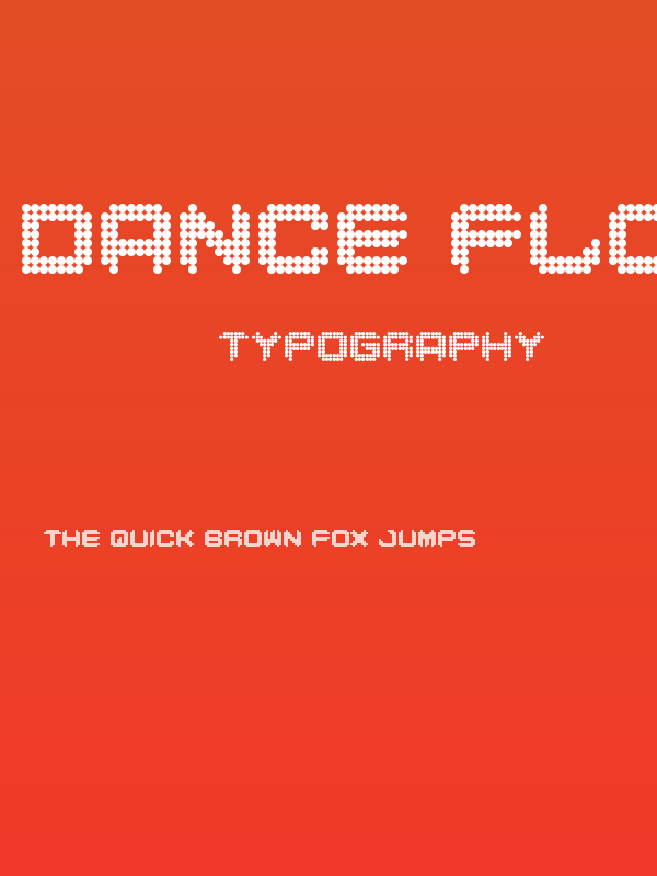 Dance Floor Regular Poster