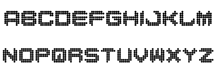 Dance Floor Regular Font LOWERCASE
