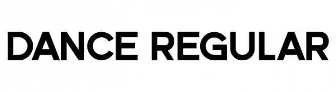 Dance Regular  Fuentes Gratis Descargar