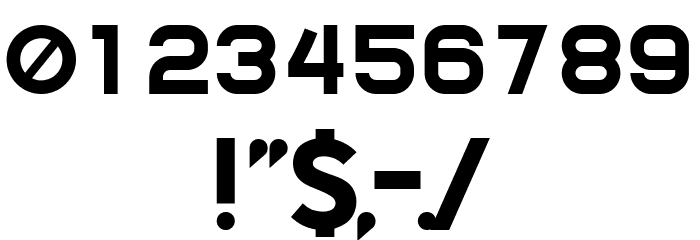 Dance Regular Font OTHER CHARS