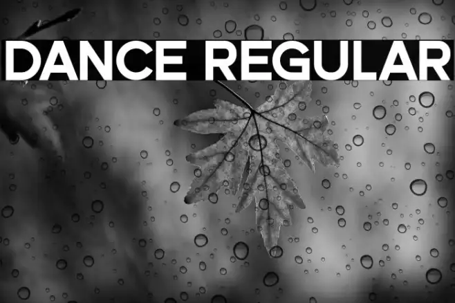 Dance Regular Example 1
