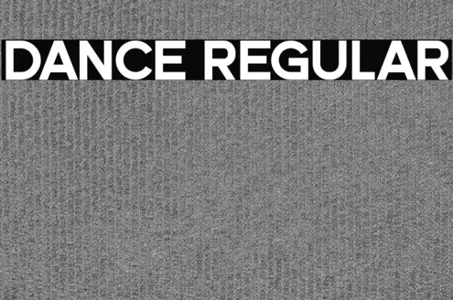 Dance Regular Example 2