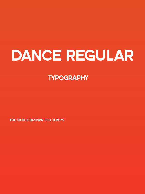 Dance Regular Poster