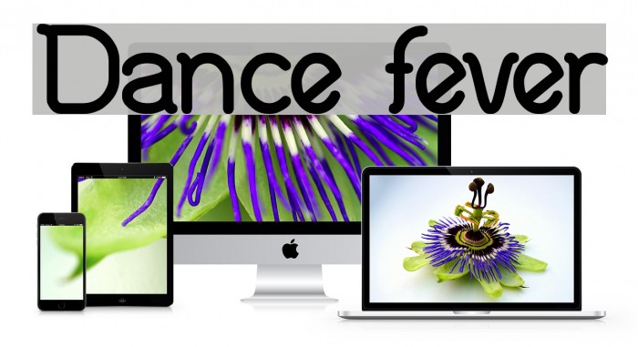 Dance fever Font examples