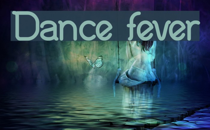 Dance fever Font examples