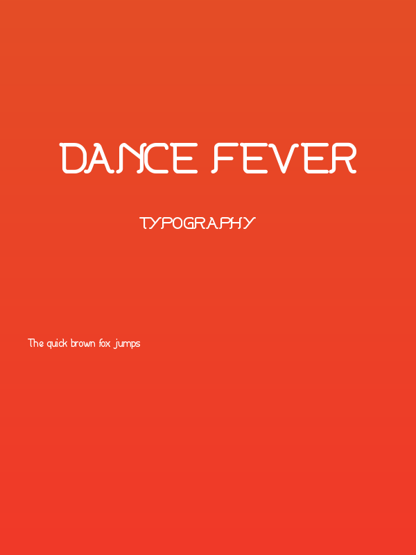 Dance fever Poster