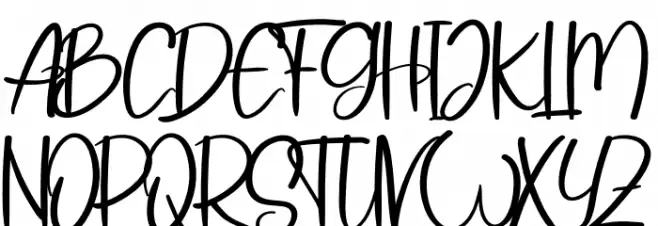Dance Schriftart Groß