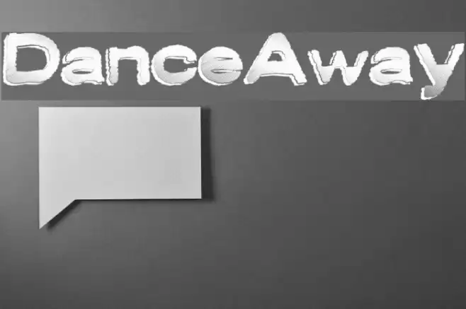 DanceAway Font examples