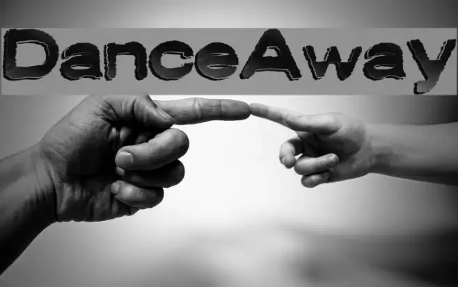 DanceAway Font examples