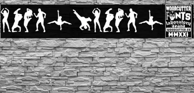 Dance,Dance! Font examples