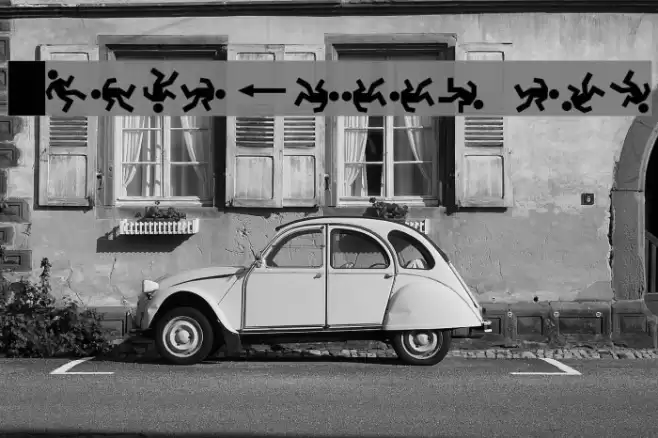 DanceFloor eXit Font examples