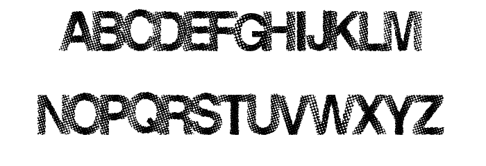 DanceLights Font LOWERCASE