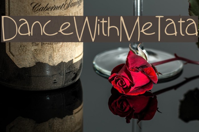 Dance_With_Me_Tata Font examples