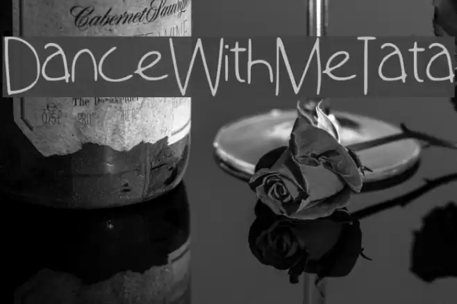 Dance_With_Me_Tata Font examples