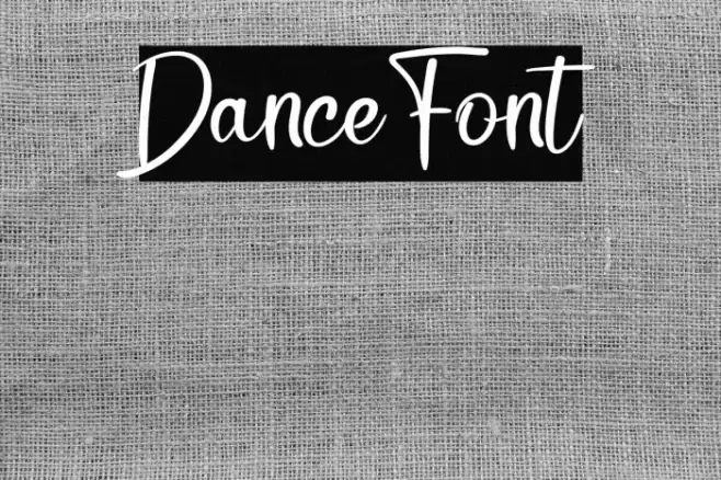 Dance Caratteri examples