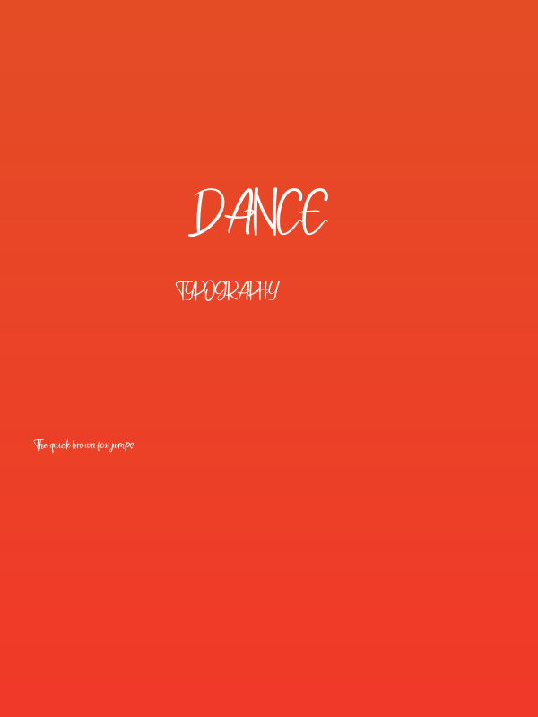 Dance Poster