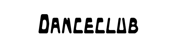 Danceclub  Frei Schriftart Herunterladen