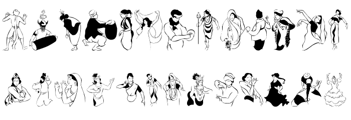 Dancer In The Dark Font LOWERCASE