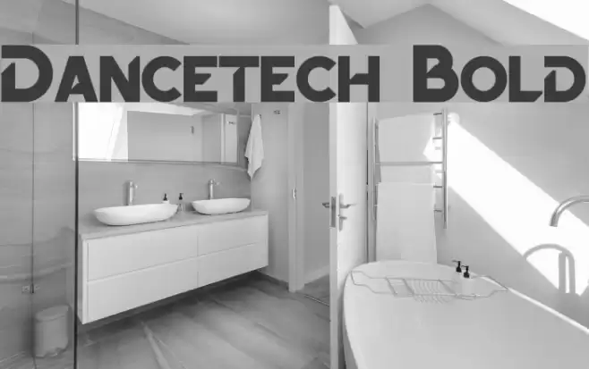 Dancetech Bold Font examples