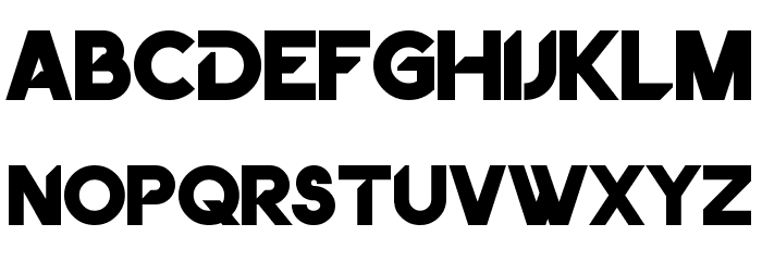 Dancetech Bold Font LOWERCASE