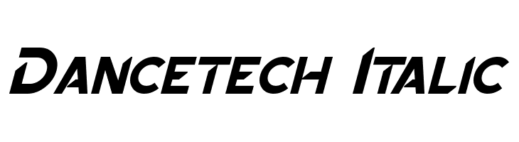 Dancetech Italic  नि: शुल्क फ़ॉन्ट्स डाउनलोड