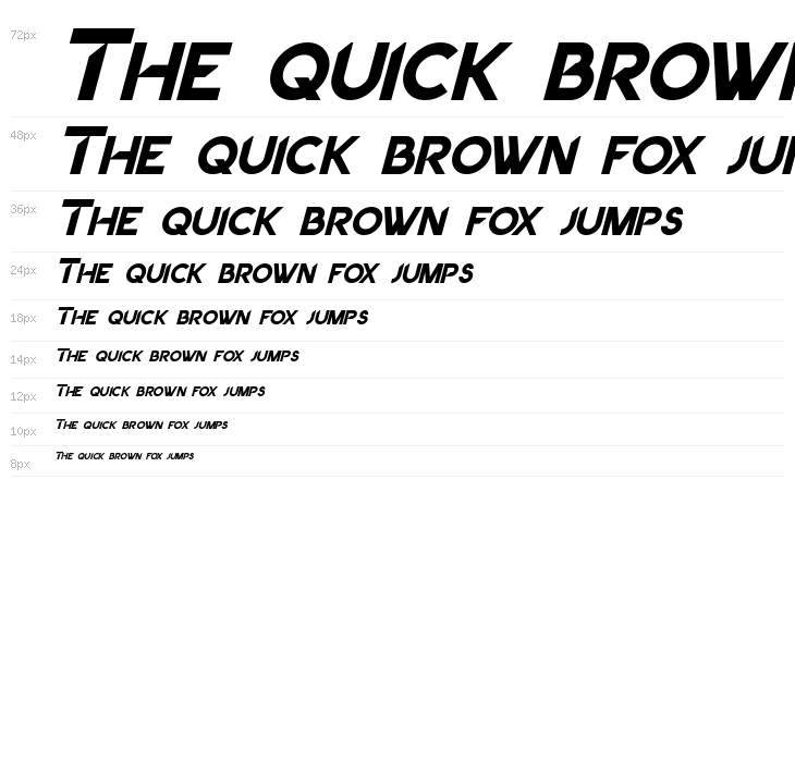 Dancetech Italic Waterfall