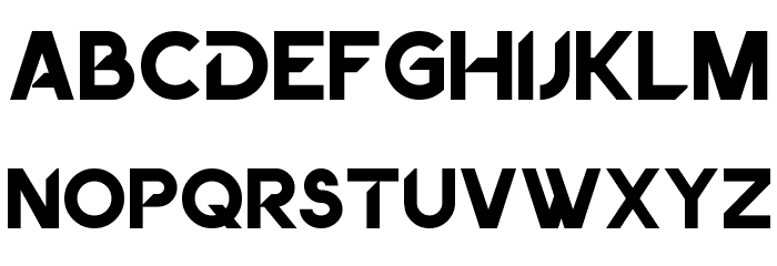 Dancetech Font LOWERCASE