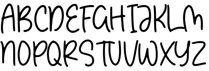Dancing Brothers Font UPPERCASE