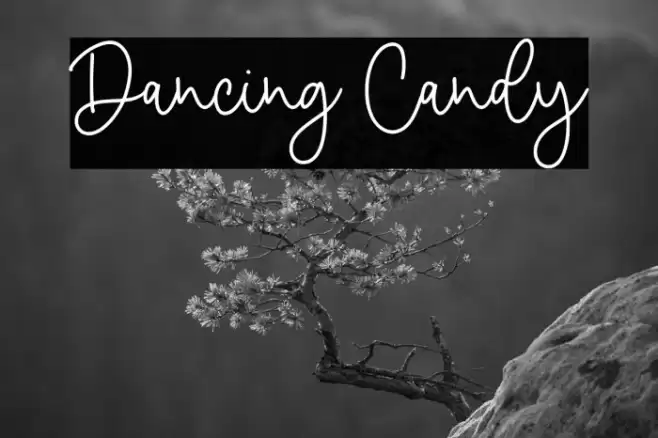 Dancing Candy Font examples