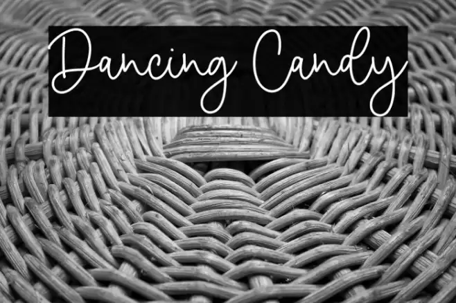 Dancing Candy Font examples