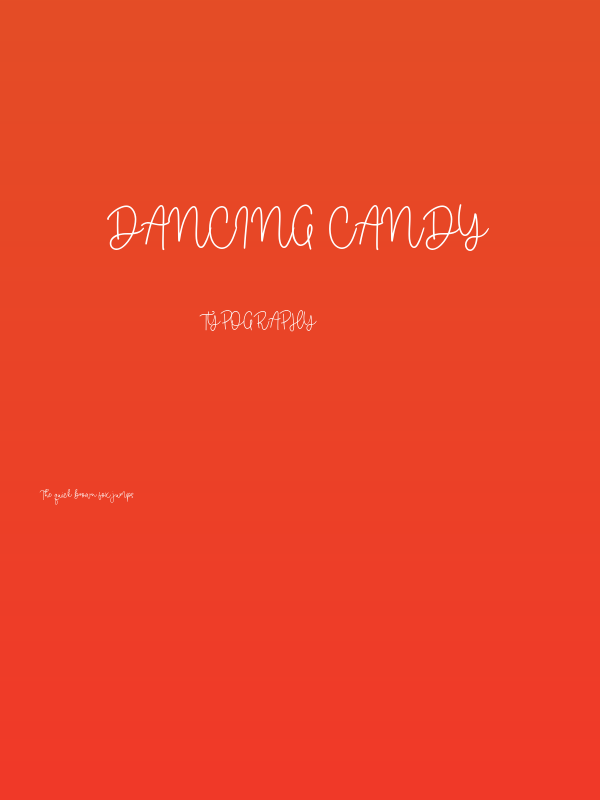 Dancing Candy Poster