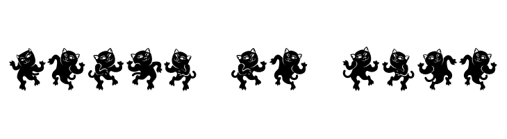 Dancing Cat Regular  font caratteri gratis